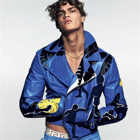 versace video models|versace models men.